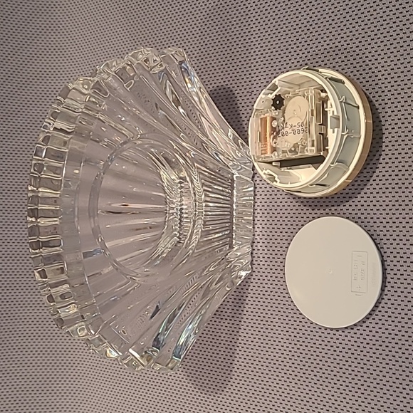 Mikasa Crystal Shell Clock Germany - Picture 6 of 11